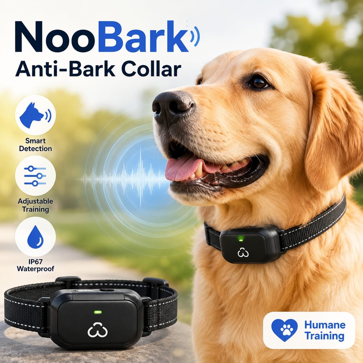 NooBark Anti-Bark Collar