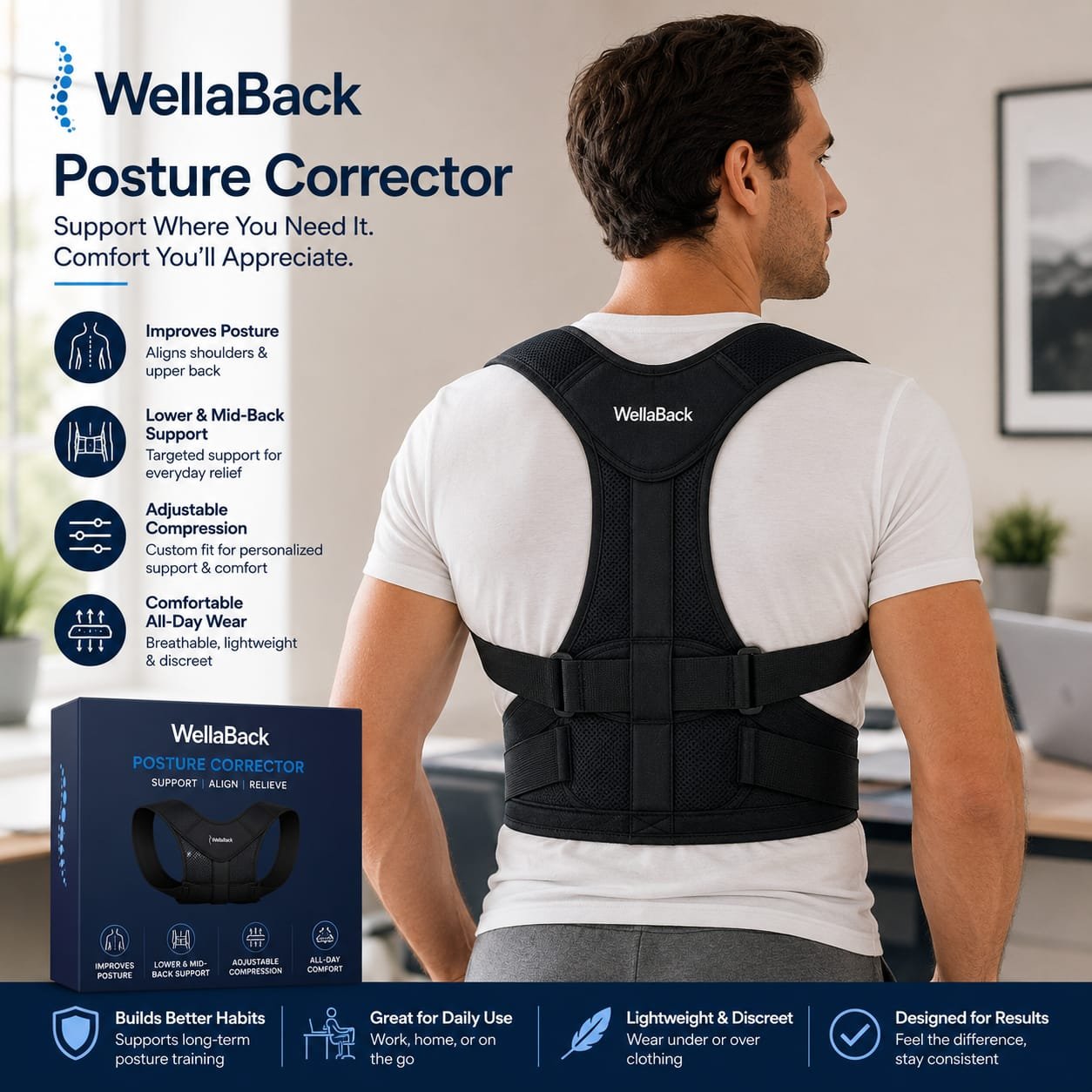 WellaBack Posture Corrector